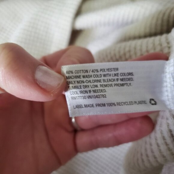 Ava & Viv Fleece Mock Neck Thermal Waffle Thermal Sweater 3X - Picture 7 of 9